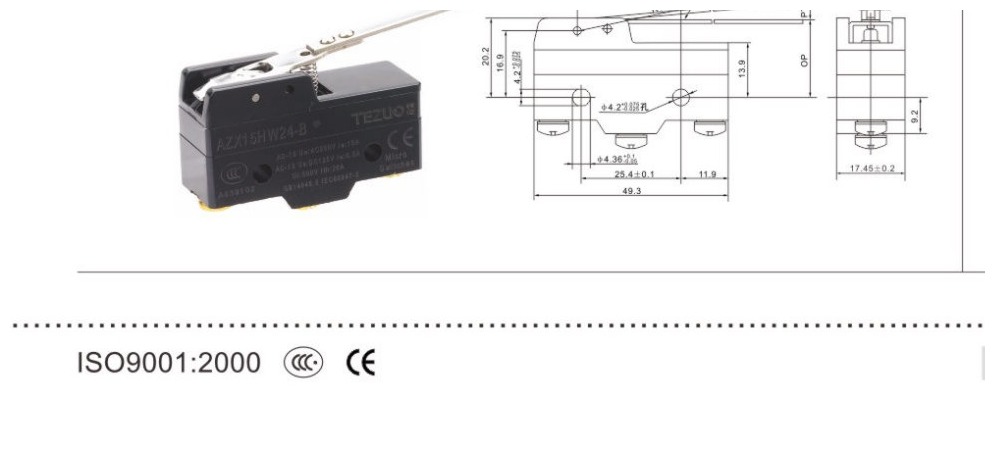 AZX15HW24-B 样品手册图卡
